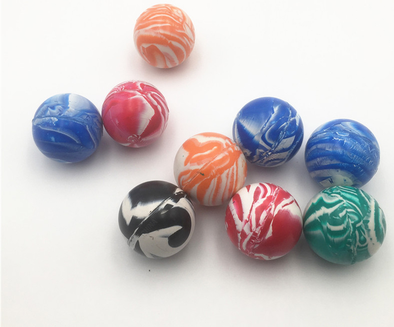 colorful printed bouncy ball