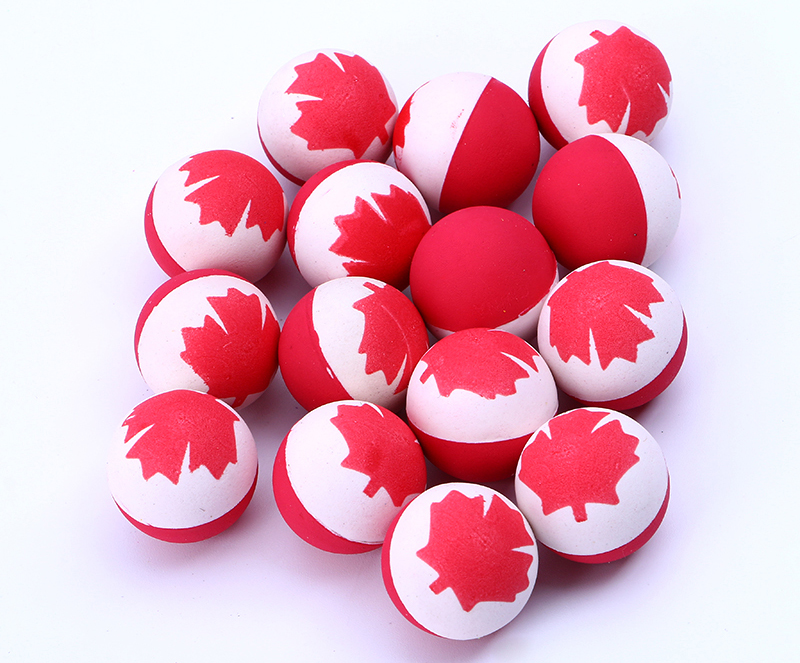 maple leaf bouncy ball