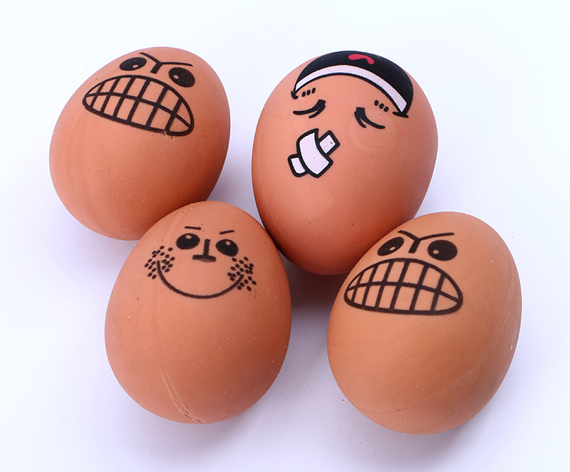 Emoticons Egg bouncy ball