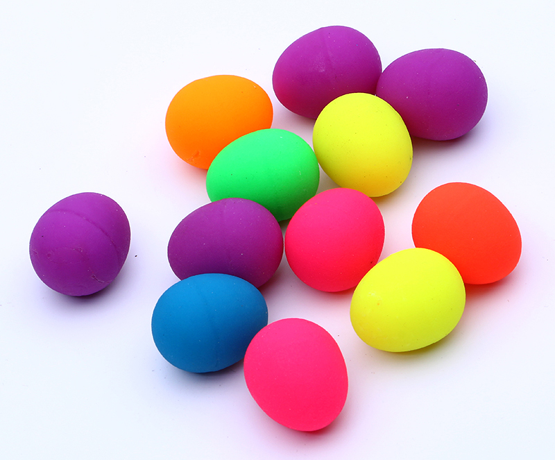 Colorful Egg bouncy ball