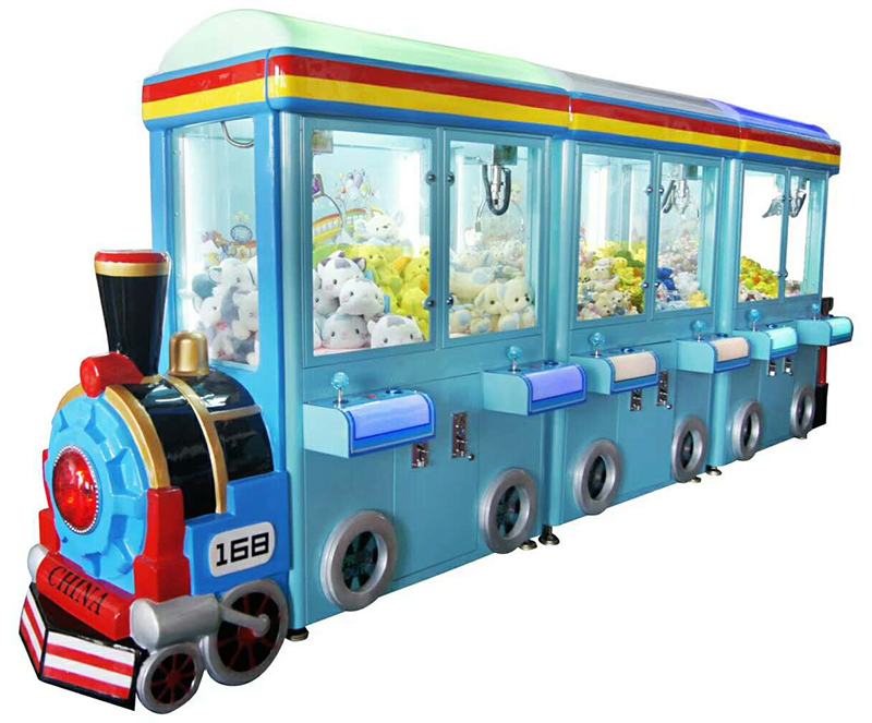 6 player mini train prize vending machine