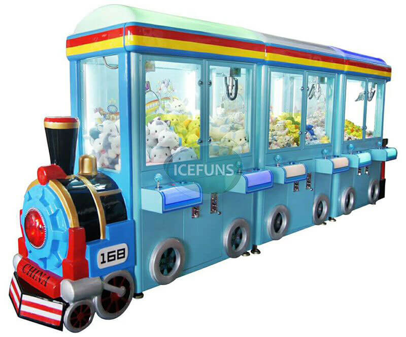 6 player mini train prize vending machine