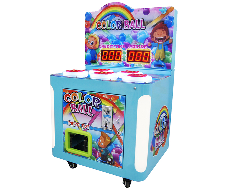 Color Ball Sponge Hammer Hitting Game Machine