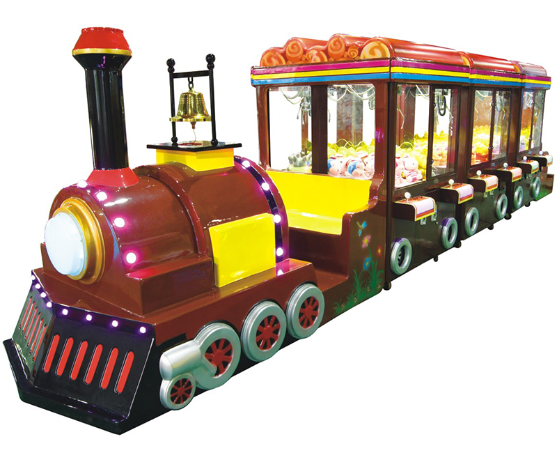 Happy Travel Train Claw Crane Machine For 12 Player