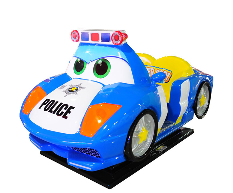 police car kiddie rides