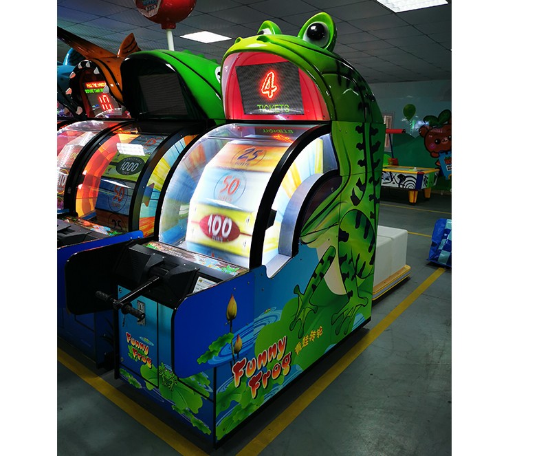 funny frog wheel arcade