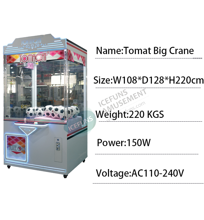 Tomat Big Crane Large Claw Machine
