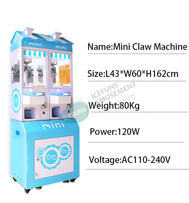 Mini Claw Crane Machine For Two Player