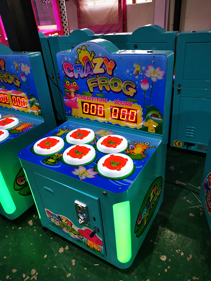 crazy frog hit the mouse hammer arcade redemption game machine