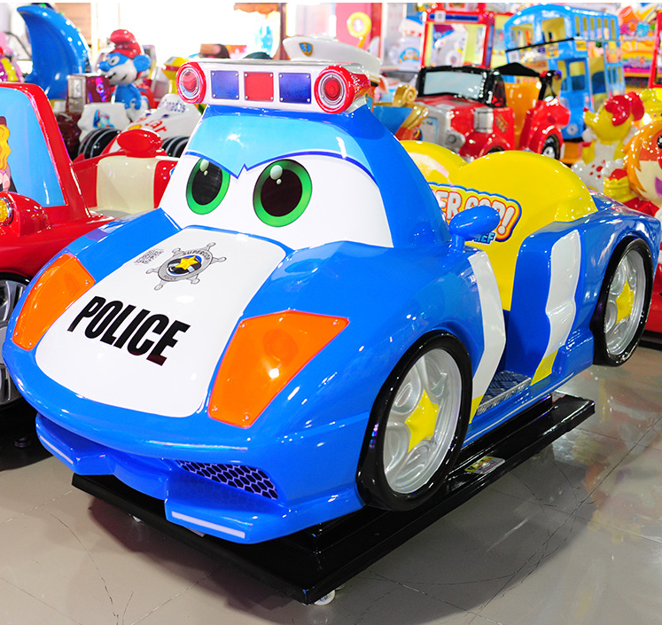 police car kiddie rides