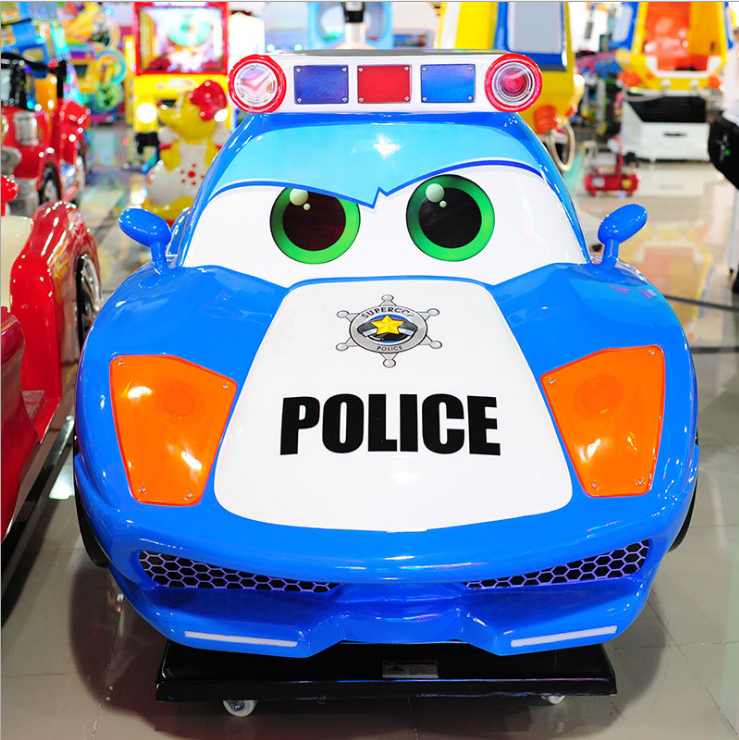 police car kiddie rides