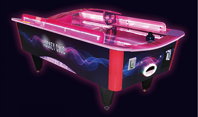 Curved Air Hockey Table