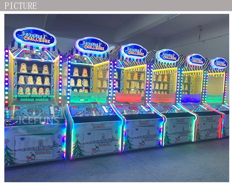Snowman Challenge Arcade Game