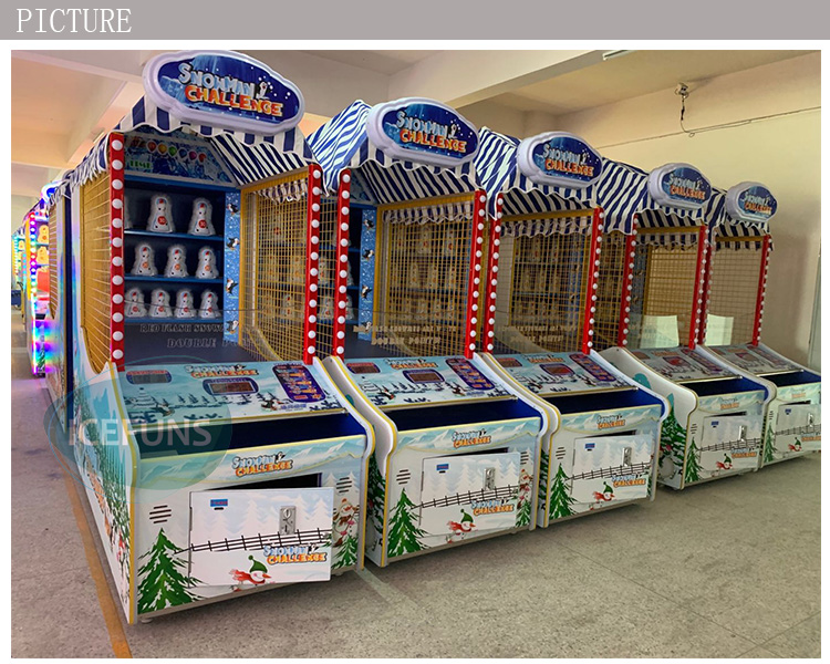 Snowman Challenge Arcade Game