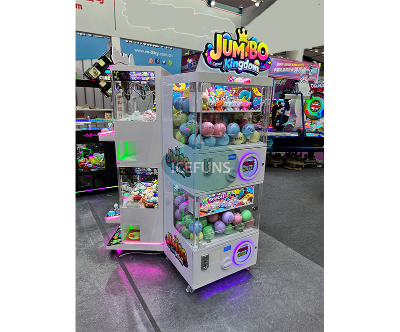 ICEFUNS Coin-operated Double-Layer Gashapon Machine / Capsule Toy Vending Machine – New Model Available